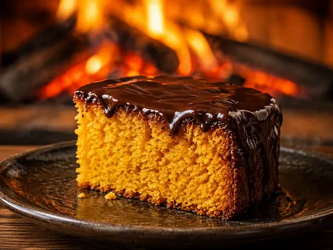 Bolo de Cenoura Caseiro